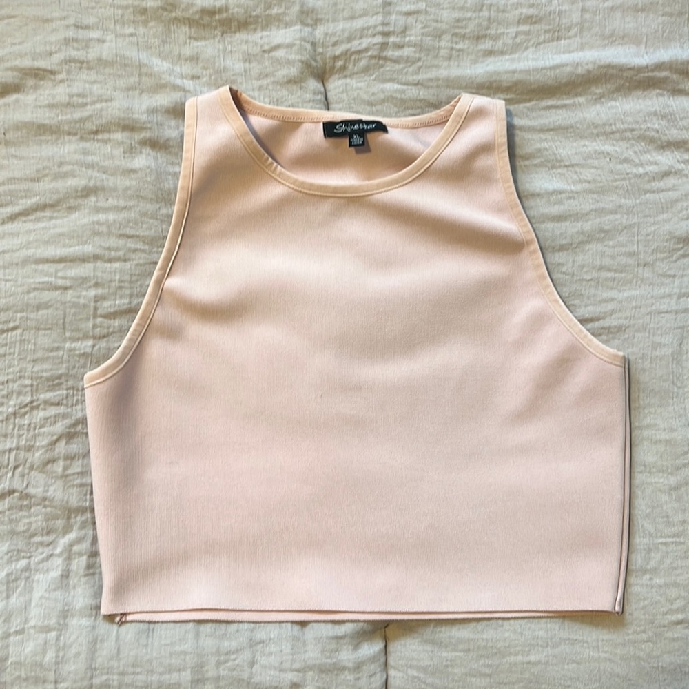 Pale Pink Crop top